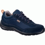 CHAUSSURES BASSES CUIR/MESH S1P SRC BLEU MARINE 45 COMOS1P - DELTA PLUS