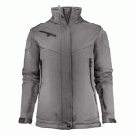 PRINTER ESSENTIALS SKELETON VESTE SOFTSHELL FEMMES GRIS ACIER - TAILLE XXXL