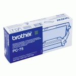 ROULEAU IMPRIMANTE THERMIQUE NOIR BROTHER PC75 - ROULEAU AUTHENTIQUE