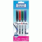 PAPER:MATE STYLO À BILLE JIFFY, SACHET DE 4, ASSORTI - LOT DE 11