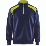 SWEAT COL CAMIONNEUR BICOLORE TAILLE XS - BLAKLADER