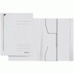 LOT DE 8 - CHEMISE-TRIEUR, FORMAT A4, CARTON ROBUSTE COLORÉ