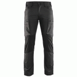 PANTALON DE TRAVAIL SERVICES STRETCH GRIS FONCÉ/NOIR TAILLE 58C - BLAKLADER