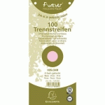 PAQUET 100 FICHES INTERCALAIRES ROSE FOREVER 105X240MM - EXACOMPTA
