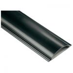 PROTÈGE-CÂBLES PVC DEMI-ROND CONVIENT POUR: JUSQU'À 8 CÂBLES POUR UN Ø TOTAL DE 17 MM MAXI.