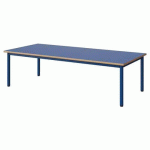 TABLE MALIBU 180X80 T1 4P STRA ALAISÉ BLEU U525/BLEU 5005