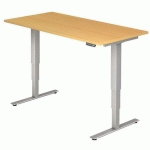 BUREAU ÉLECTRIQUE MÉMOIRE 160 X 80 CM HÊTRE