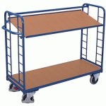 CHARIOT AVEC 2 ÉTAGÈRES MDF DÉCOR HÊTRE / SW-640.200 - VARIOFIT