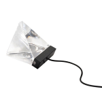 FABBIAN PETITE LAMPE À POSER LED CRISTAL TRIPLA ANTHRACITE