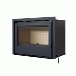 INSERT À BOIS À PORTE BATTANTE + VENTILATION + CADRE - C-140 TERMOFOC
