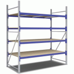 KIT RAYONNAGE DÉPART 2500X2200X1100 MM 4 NIVEAUX 2200 KG - BITO
