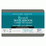 LOT DE 2 - EPSILON SERIES CARNET SOUPLE 46F 14X8,9CM 150G - BLANC