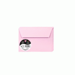 LOT DE 4 - PAQUET DE 20 ENVELOPPES POLLEN 114X162MM 120G/M2 - ROSE DRAGÉE
