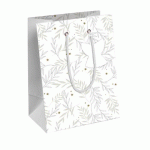 LOT DE 6 - NATUREL, SAC MOYEN 21,5X10,2X25,3 CM - BLANC