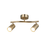 LUCEA SPOT POUR PLAFOND SPOTTE, LAITON ANCIEN, 2 LAMPES