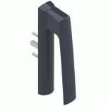 POIGNÉE INTÉRIEURE DE FENÊTRE SARENA - RÉVERSIBLE - GRIS ANTHRACITE RAL 7016 MAT LA CROISÉE DS