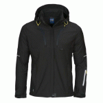 PROJOB 3412 SOFTSHELL PRIO FEMME A CAPUCHE NOIR - TAILLE XS