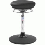 TABOURET PILATES SWAY - IMITATION CUIR - MEDIUM - NOIR - GLOBAL PROFESSIONAL SEATING