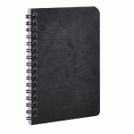 CAHIER RELIURE INTÉGRALE AGE BAG 9X14 100 PAGES LIGNÉ - NOIR - LOT DE 10