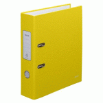CLASSEUR À LEVIER CARTONNÉ LEITZ WOW A4 - DOS 8 CM JAUNE