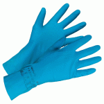 GANTS DE MÉNAGE ANSELL VERSATOUCH 87-195 BLEUS TAILLE 7, LOT DE 12 PAIRES