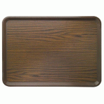 LIMO PLATEAU COULEUR TECK 60 X 40 CM