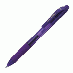 LOT DE 2 - STYLO ROLLER PENTEL ENERGEL BL 107 RÉTRACTABLE POINTE 0,7 MM - ÉCRITURE MOYENNE VIOLET