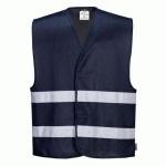 LOT DE 6 - PORTWEST F474 GILET IONA MARINE - TAILLE XX/3X