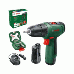 PERCEUSE VISSEUSE EASYDRILL 1200 + 1 BATTERIE 1,5AH + 34 ACCESSOIRES - 06039D300A BOSCH
