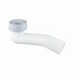 PIPE COUDÉE PVC D75 POUR CUVETTE WC ASPIRAMBO - PORCHER - D5994AC