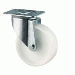 ROULETTE PIVOTANTE EN NYLON FORCE:250 KG H HT:155 MM - TENTE