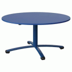 TABLE MALIBU Ø 120 T3 PC STRA ABS BLEU U525/BLEU 5005