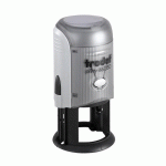 TAMPON TEXTE PERSONNALISABLE ROND PRINTY 4630 TRODAT MONOCHROME - GRIS