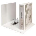 LEITZ CLASSEUR À LEVIER LEITZ PERSONNALISABLE - DOS 7,5 CM - BLANC