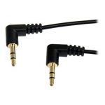 STARTECH.COM CÂBLE AUDIO STÉRÉO SLIM 3,5 MM À ANGLE DROIT DE 30 CM - M/M