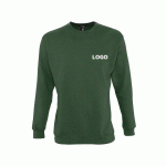 SWEAT-SHIRT MIXTE MANCHES LONGUES VERT PUBLICITAIRE SOL