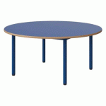 TABLE MALIBU Ø 120 T2 4P STRA ALAISÉ BLEU U525/BLEU 5005