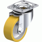 BLICKLE - ROULETTE PIVOTANTE Ø 100MM BANDAGE POLYURÉTHANE PU 350KG - LK-ALTH 100K-1