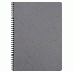 CAHIER RELIURE INTÉGRALE AGE BAG A4 100 PAGES PETITS CARREAUX - GRIS - LOT DE 5