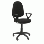 CHAISE DE BUREAU AYNA - ACCOUDOIRS FIXES - NOIR