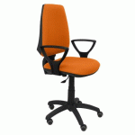 CHAISE DE BUREAU ELCHE - ACCOUDOIRS FIXES - ORANGE
