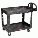 CHARIOT PLASTIQUE 2 PLATEAUX POIDS:19 L HT:1143 - RUBBERMAID