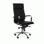 FAUTEUIL DE BUREAU YESTE - DOSSIER HAUT - NOIR