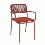 FAUTEUIL MURCIA - ROUGE FONCÉ
