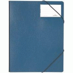 LOT DE 3 - CHEMISE À ÉLASTIQUES PREMIUM, A4, BLEU FONCÉ