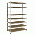 RAYONNAGE D\'ARCHIVES RAPID 2 1980X1220X610 8 TAB GRIS - MANUTAN COLLECTIVITÉS