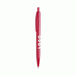 STYLO BILLE RÉTRACTABLE UNI PUBLICITAIRE ROUGE - MARQUAGE 1 COULEUR