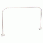ARCEAU DE PROTECTION SIMPLE 2 M PLATINES- ZINC BLANC 9010 - PROCITY
