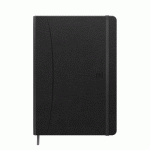 LOT DE 5 - CAHIER BROCHÉ SIGNATURE OXFORD A5 - 5 X 5 MM - 160 PAGES - NOIR