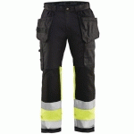 PANTALON ARTISAN HAUTE-VISIBILITÉ STRETCH TAILLE 44 - BLAKLADER